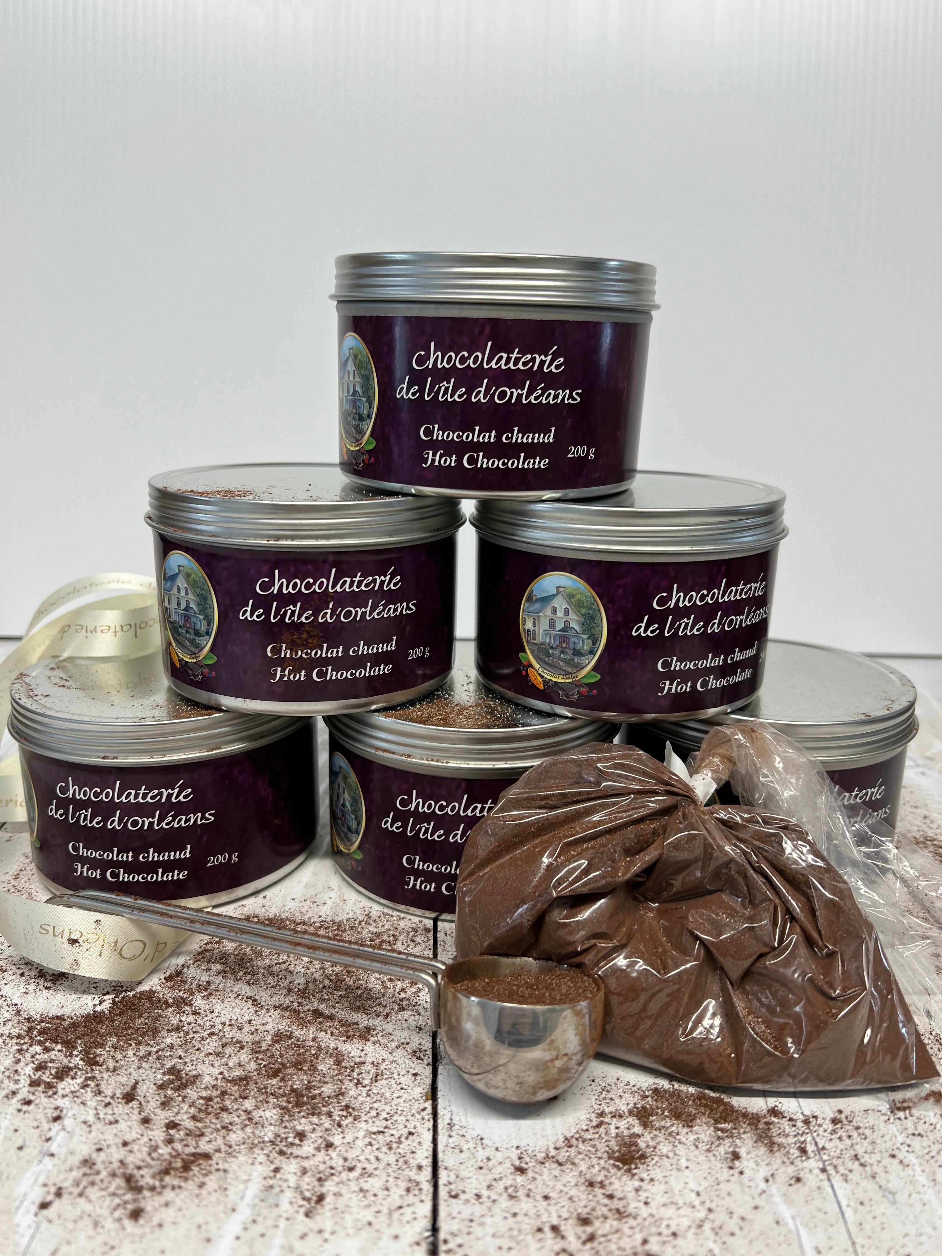 Canne de chocolat chaud en poudre  - 200g -