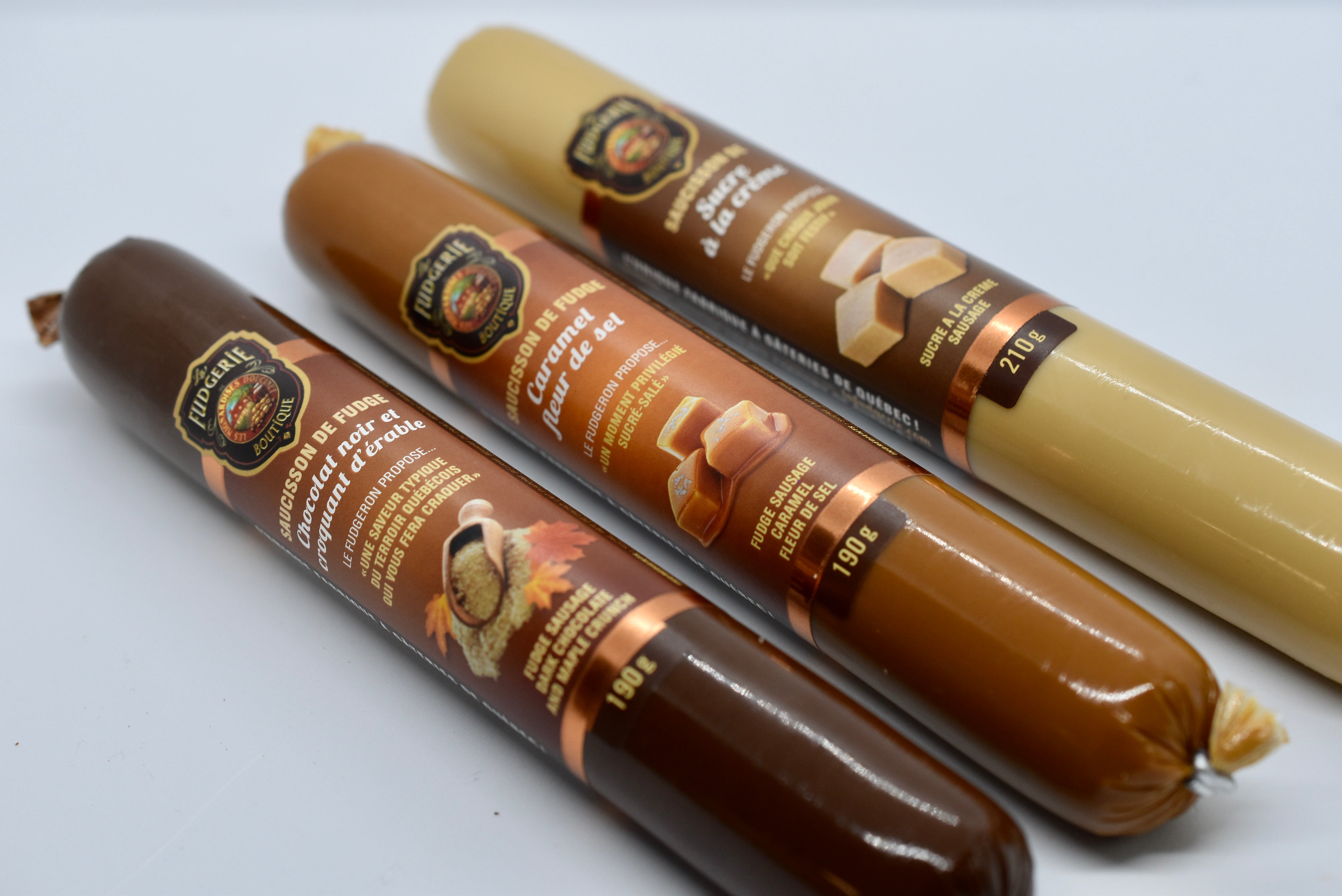 SAUCISSON DE FUDGE  LA FUDGERIE