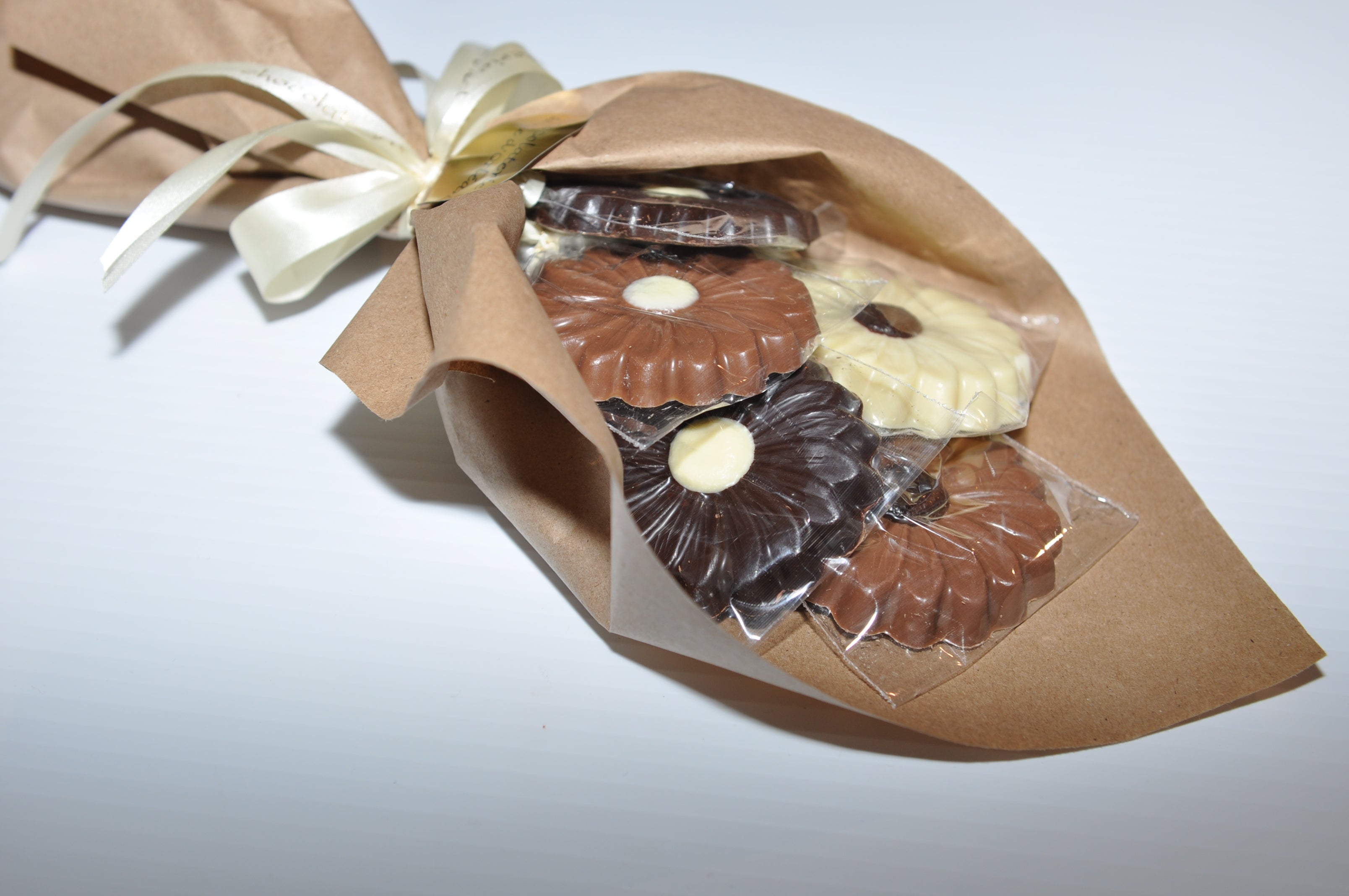 Bouquet de fleurs 3 chocolats